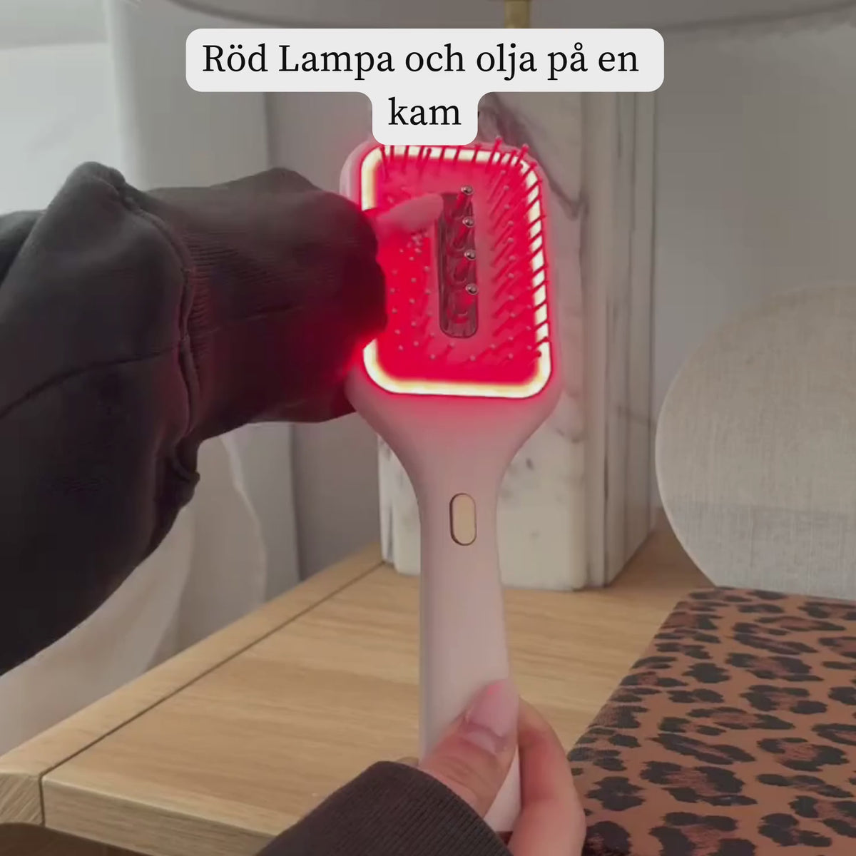 Massager Hårborste Med Olja